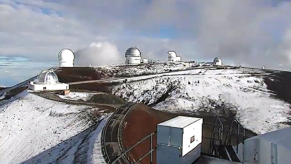 Na Hawajach po raz pierwszy spadł śnieg