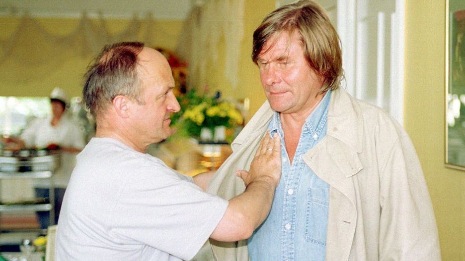 Zbigniew Nowak i reżyser Filip Bajon. Spotkali się na festiwalu w Międzyzdrojach.