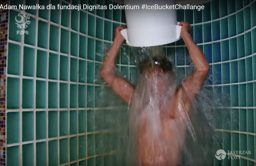 Adam Nawałka w  Ice Bucket Challenge