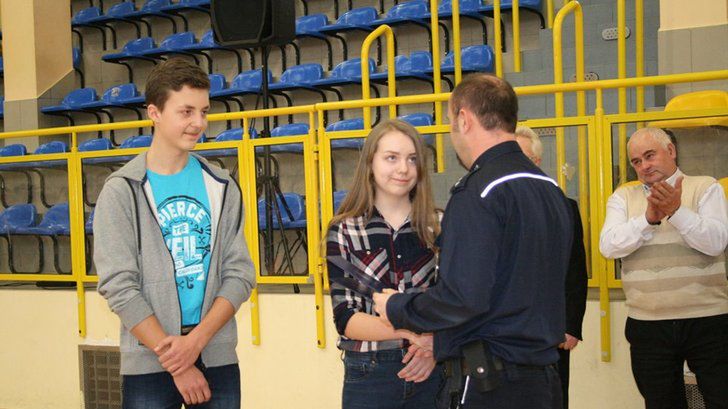 Damian i Andżelika zostali nagrodzeni za swoją postawę