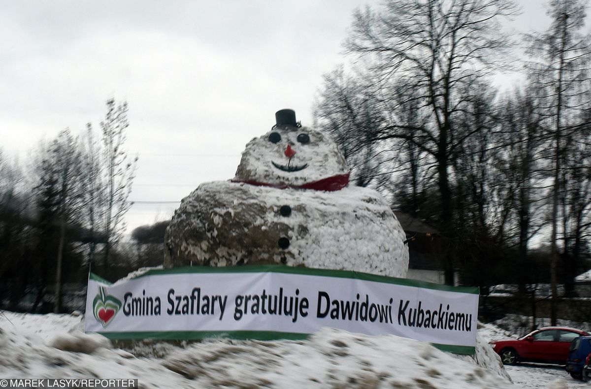 Władze Szaflar mogą zapłacić karę za bałwana dla Kubackiego