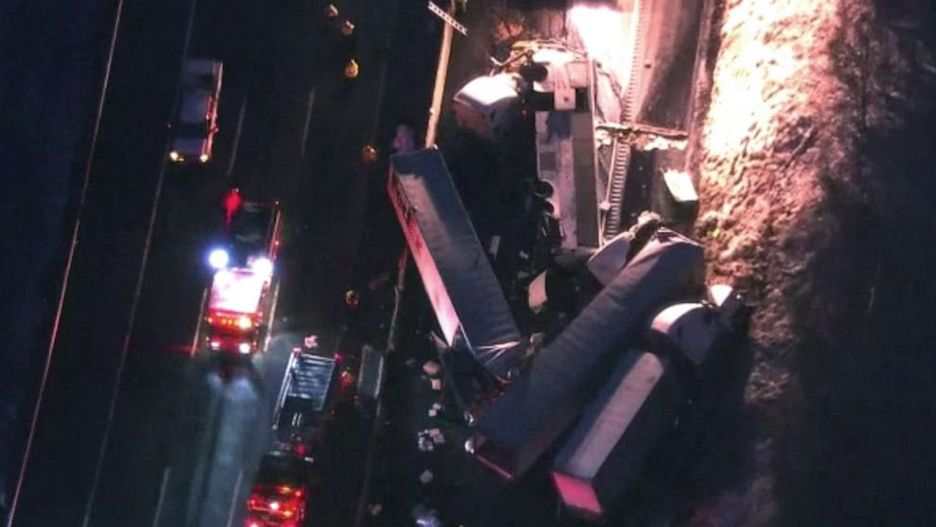 Pensylwania. W karambolu zginęło pięć osób