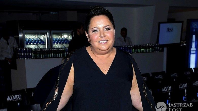 Muza marki La Mania Dorota Wellman na gali Flesz Fashion Night 2015 (fot. AKPA)