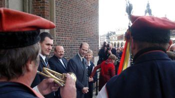 Ksišżę słucha krakowskiej kapeli