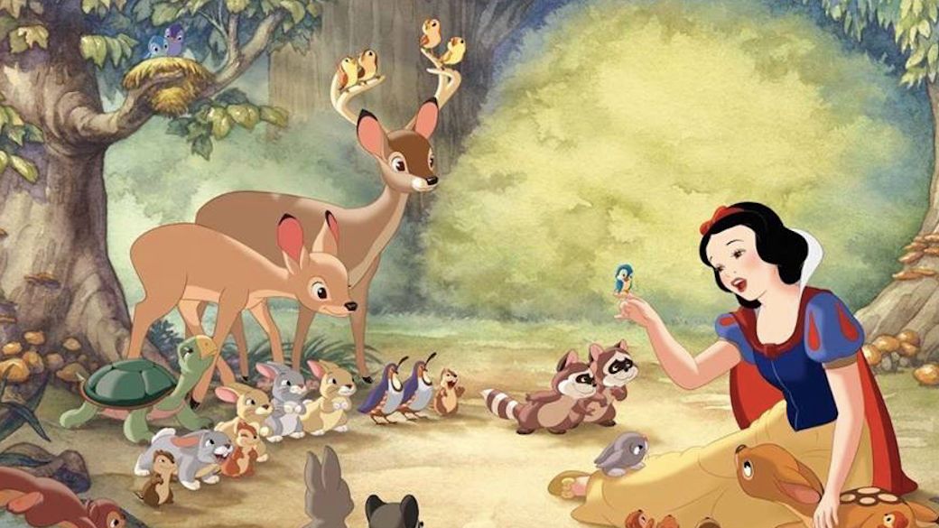 Królewna szukała ukojenia wśród leśnych zwierząt