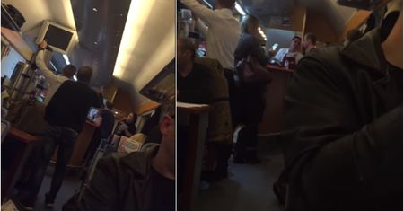Awantura w pociągu. Mężczyzna wpadł w szał, gdy wszedł do Warsu