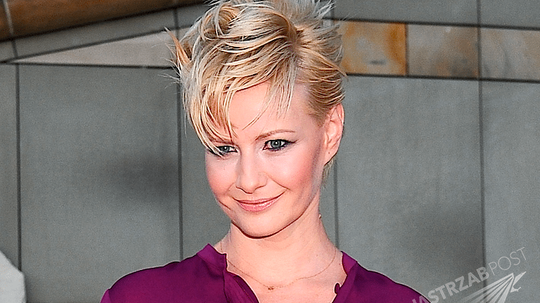 Małgorzata Kożuchowska w koszuli Gucci