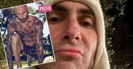 Adam Levine zrobił sobie duży tatuaż na twarzy. Fani podzieleni. Odważnie!