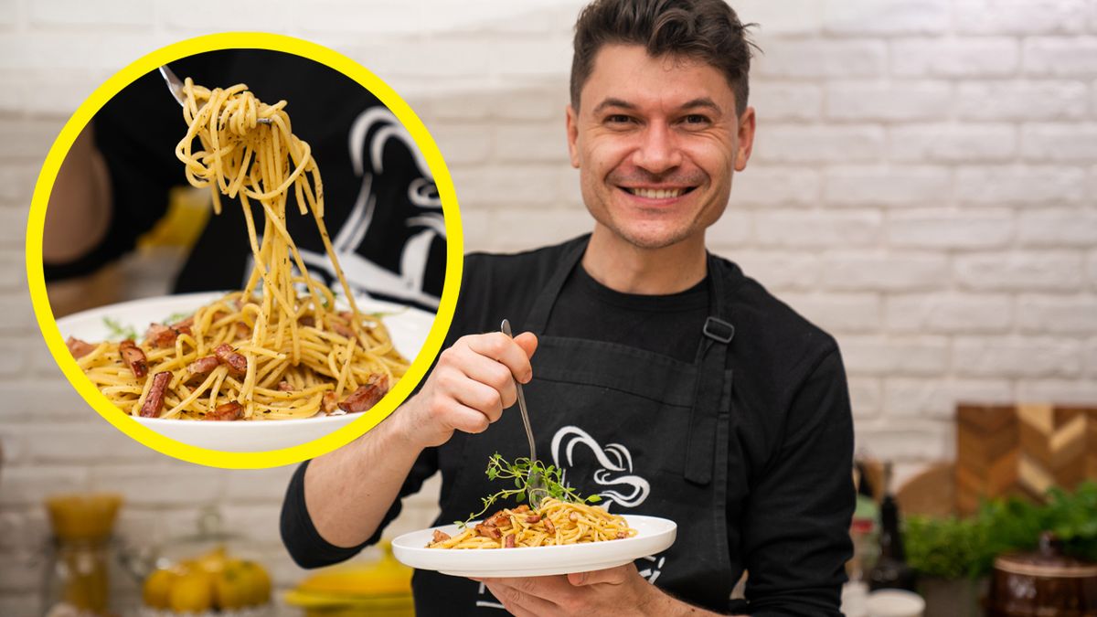 Spaghetti w kremowym sosie BRIE- Pyszności