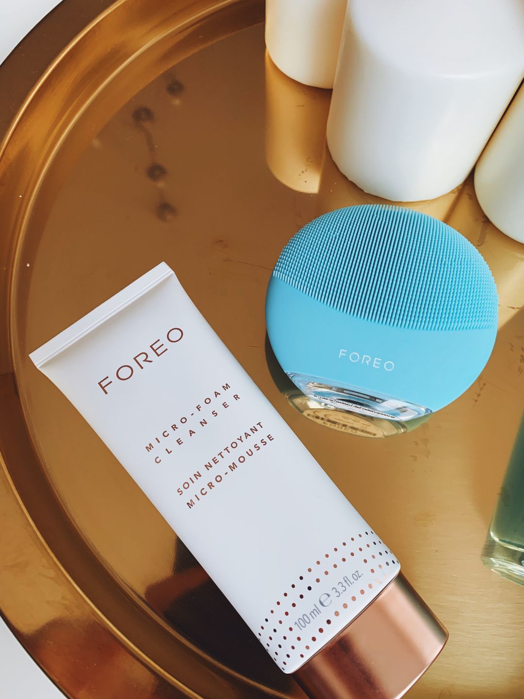 LUNA mini 3, FOREO LUNA mini 3 i inteligentna szczoteczka oczyszczająca do twarzy po treningu LUNA mini 3 