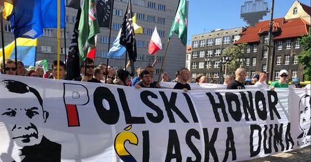Policja rozwiązała demonstrację narodowców. Funkcjonariusze użyli siły