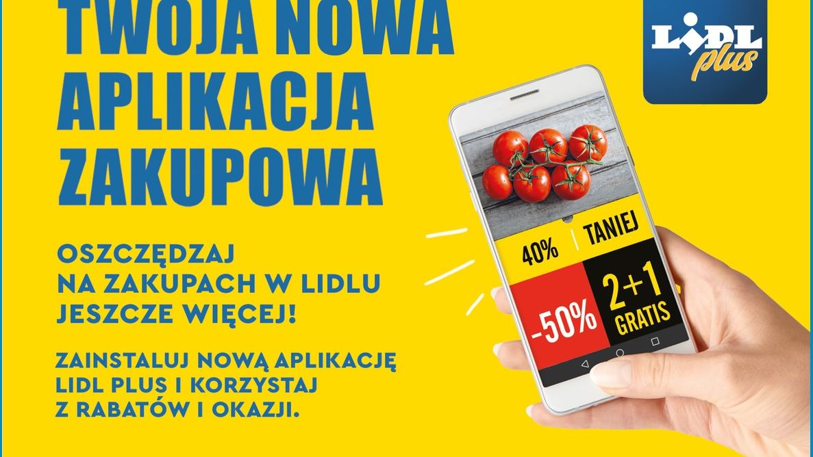 Aplikację Lidla można już pobrać na swój telefon