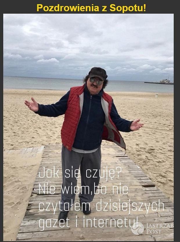 Krzysztof Krawczyk śmieje się z plotek o swoim zdrowiu