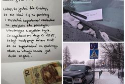 Zaparkował na pasach. "Ze współczuciem daję Ci 10 zł"