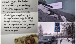 Zaparkował na pasach. "Ze współczuciem daję Ci 10 zł"