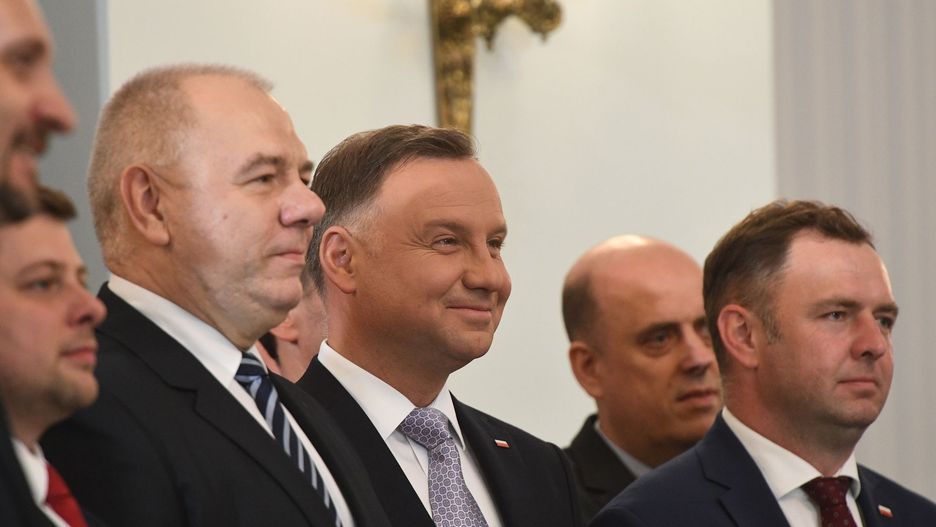 Uroczystość wręczenia nominacji nowym ministrom w Pałacu Prezydenckim.