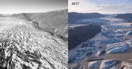 Islandia. Porównali zdjęcie do stanu sprzed 40 lat. Wstrząsający efekt