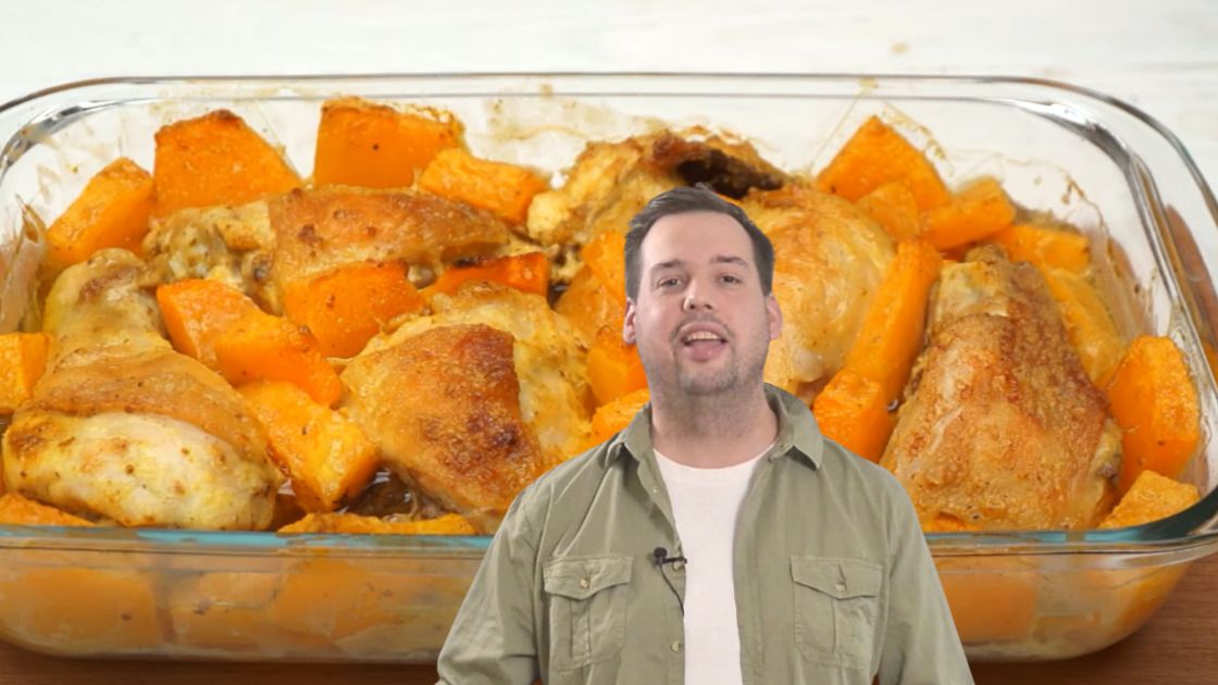 Udka pieczone z dynią