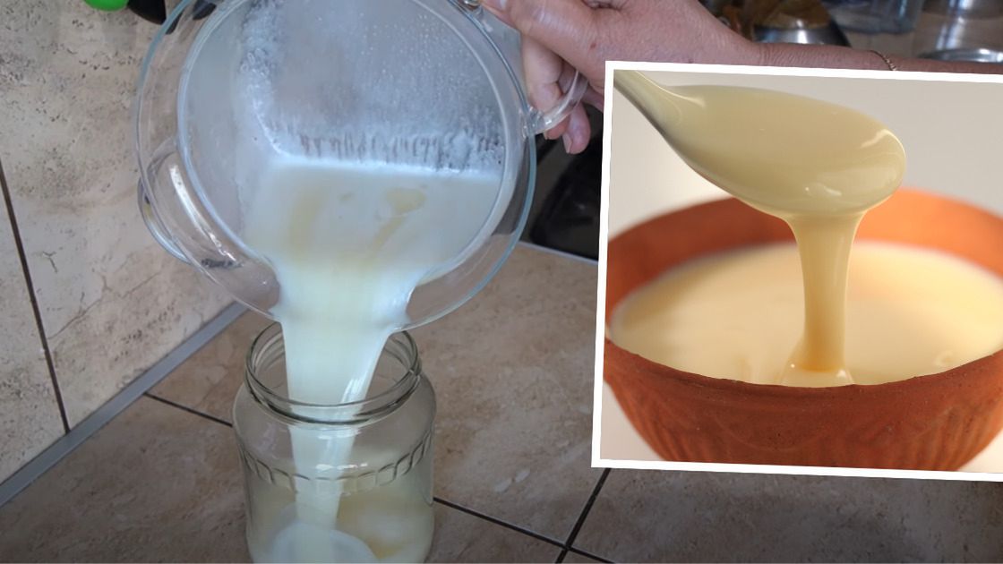 Mleko skondensowane ze słoika