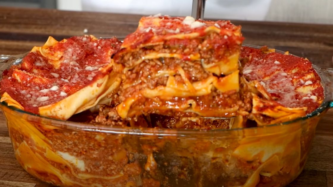 Lasagne z mięsem mielonym