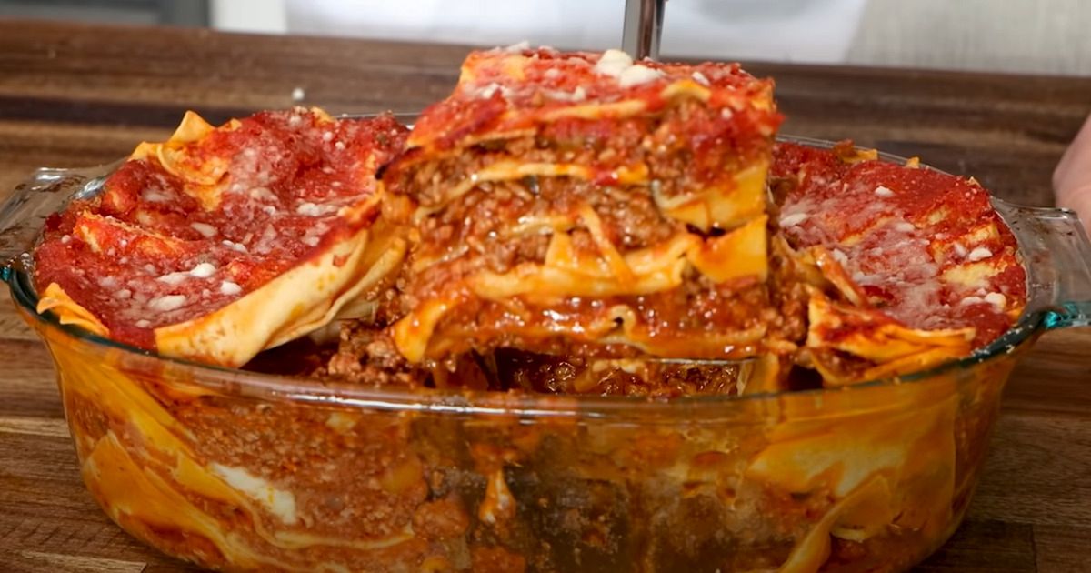 Lasagne z mięsem mielonym