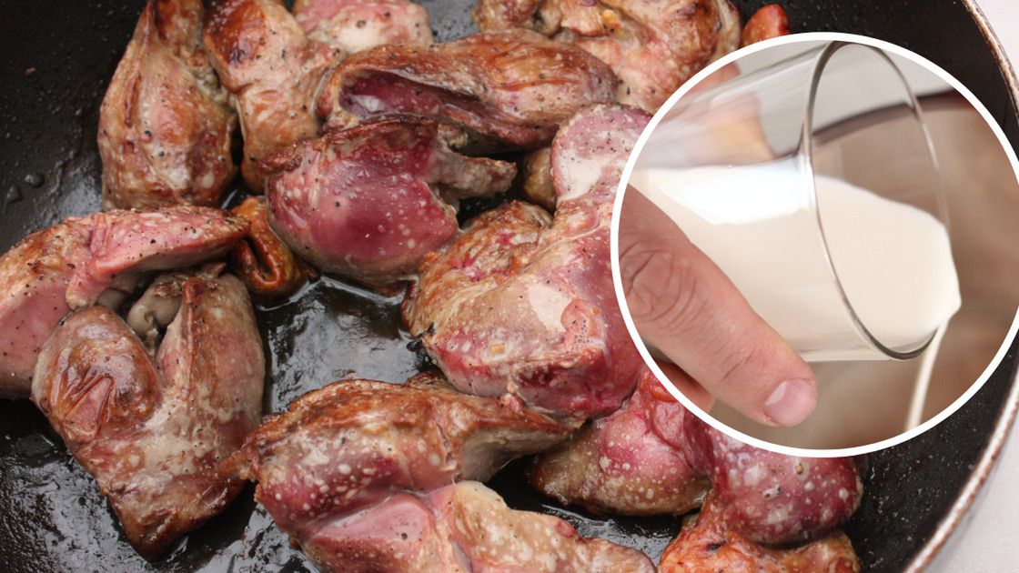 Wątróbka w sosie śmietanowym