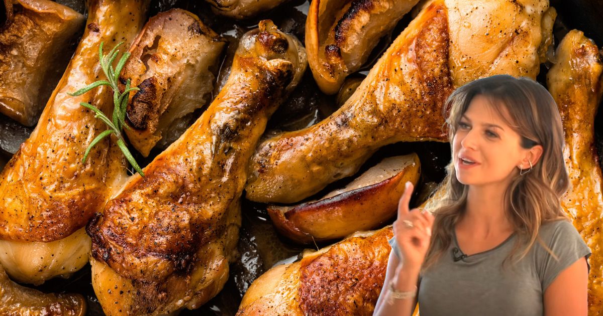 Ania Lewandowska do pałek z kurczaka dodaje niezwykły składnik. Ich aromat wprost zachwyca
