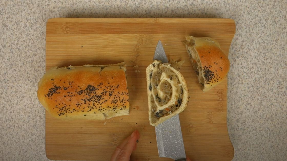 Rolada z kiszona kapustą