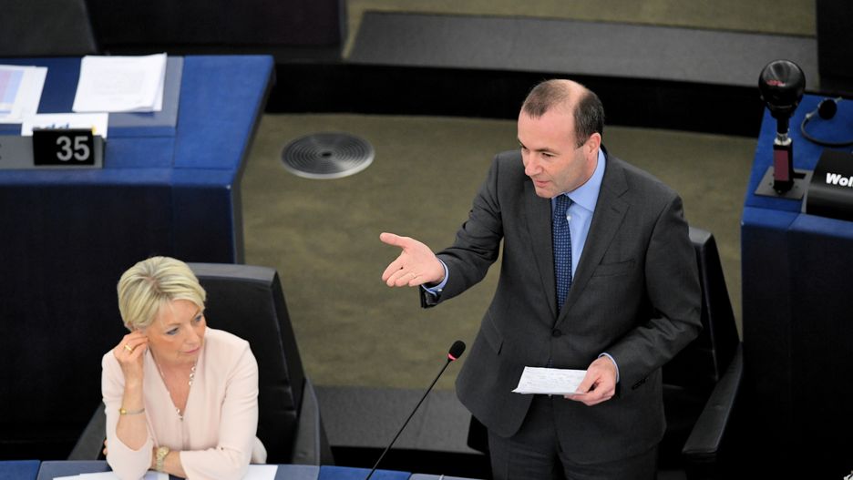 Manfred Weber nawiązywał do słów Lecha Wałęsy