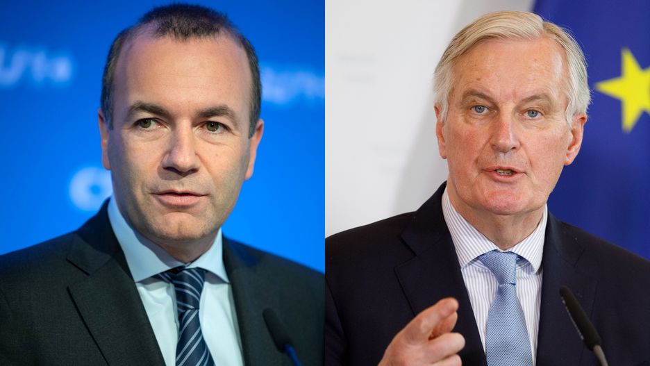 Manfred Weber i Michel Barnier