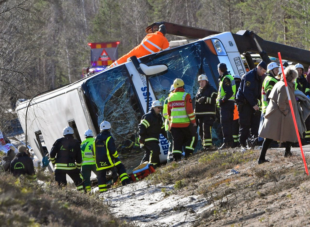 Szwecja: Wypadek autokaru z dziećmi. Trzy osoby nie żyją