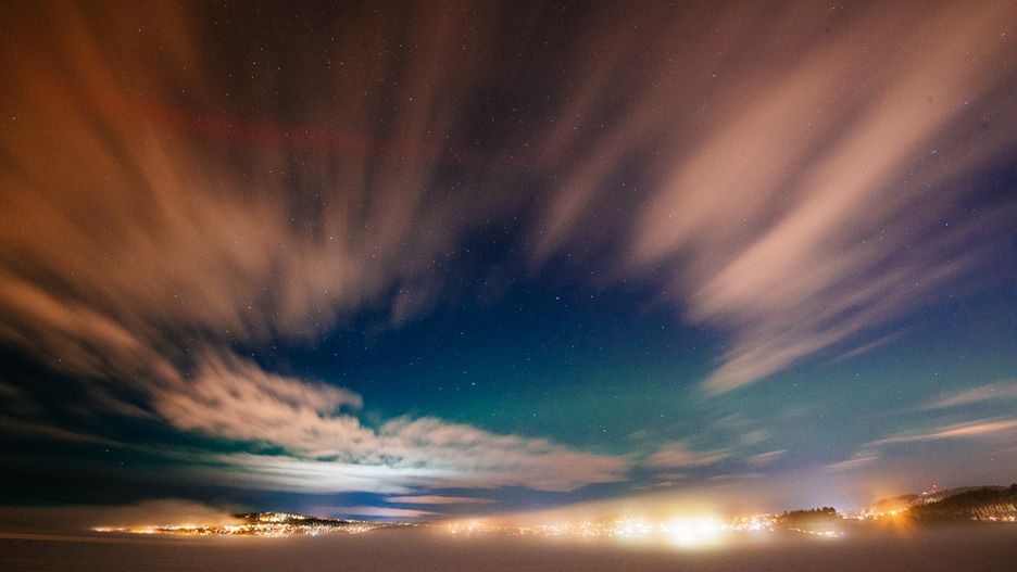 Zorza polarna zdarza się tu niemal codziennie
