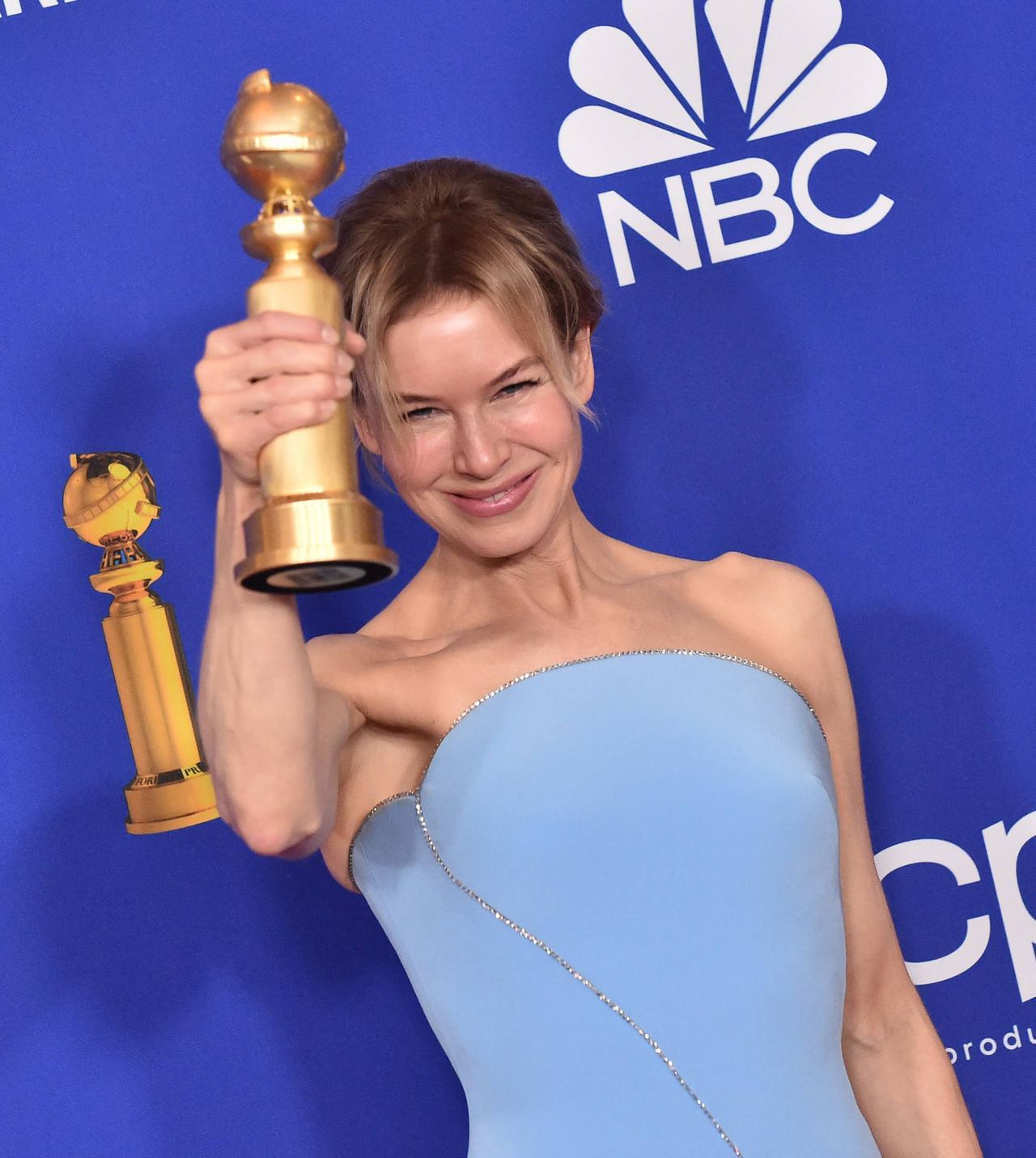 Renee Zellweger ze Złotym Globem 2020