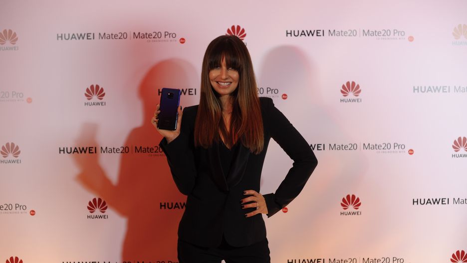 Anna Lewandowska podczas ogłoszenia jej współpracy z marką Huawei