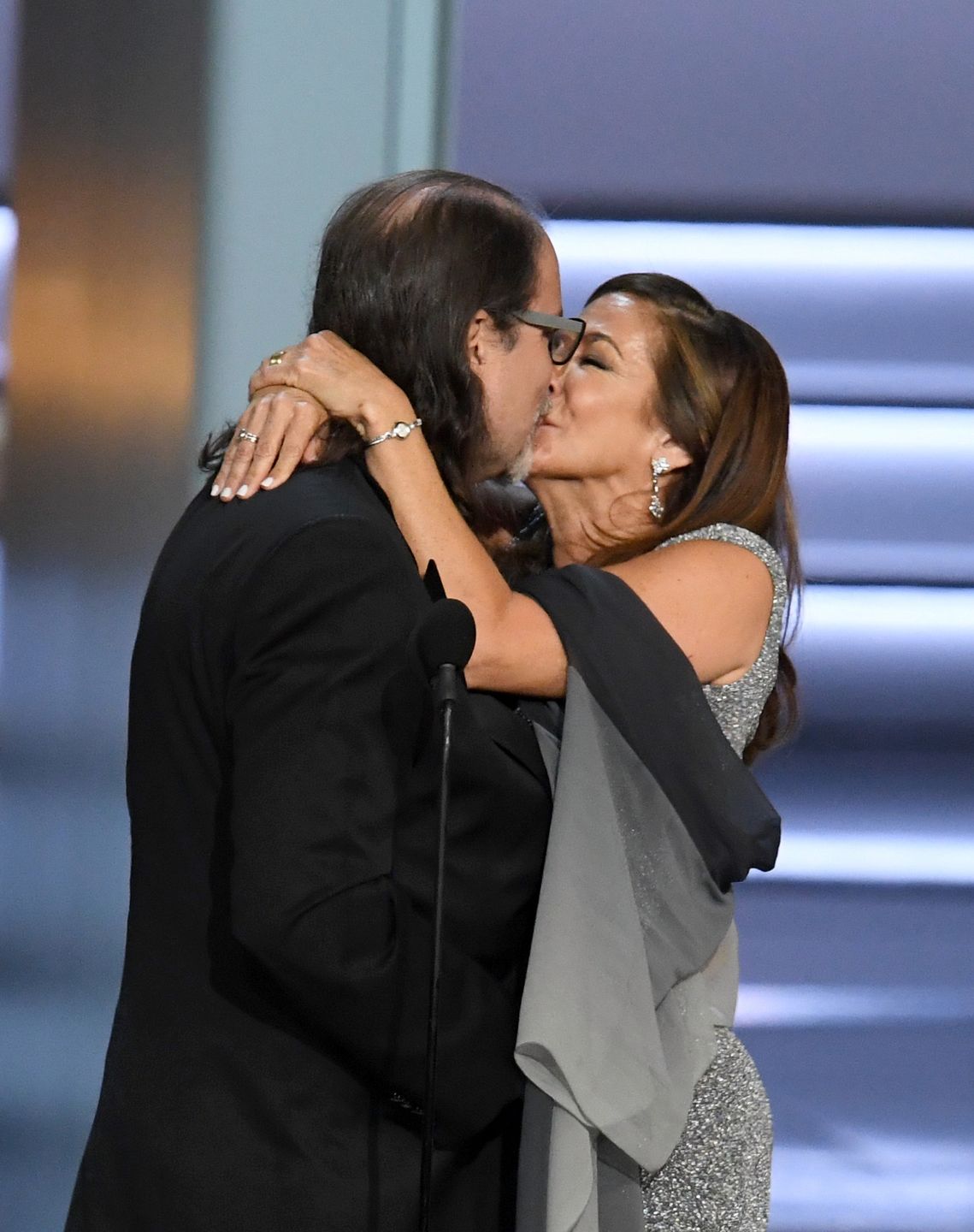 onstage during the 70th Emmy Awards at Microsoft Theater on September 17, 2018 in Los Angeles, California. 