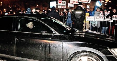 Zarzuty dla osób blokujących wjazd na Wawel