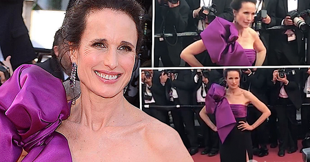 59-letnia Andie MacDowell oczarowała dwoma kreacjami w Cannes 2017. Piękna ambasadorka L'Oréal Paris zachwyca urodą [WIDEO]