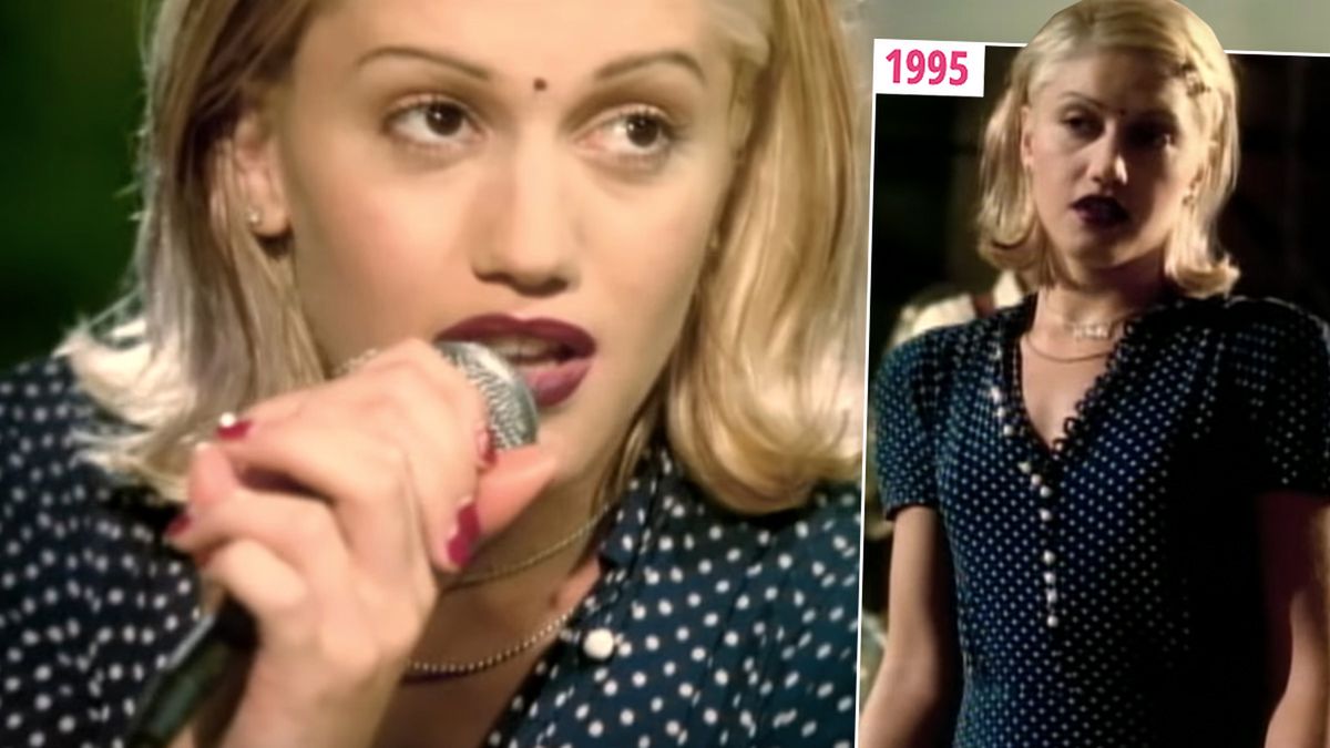 Gwen Stefani w teledysku Don't Speak