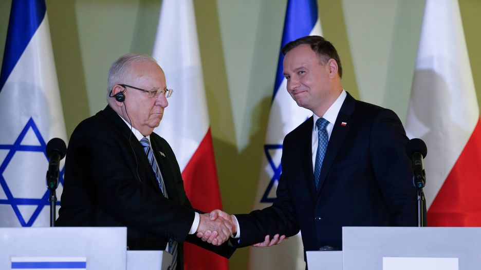 Prezydent Izraela Reuwen Rywlin podziękował Andrzejowi Dudzie za jego rolę w budowaniu relacji między oboma krajami