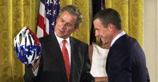 Bush spada... z roweru
