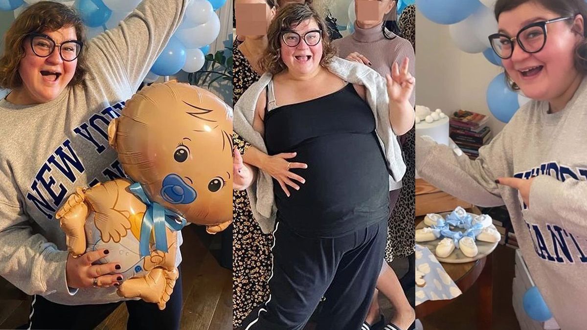 Dominika Gwit relacjonuje swój baby shower. Na imprezie przyszłej mamy ogrom pięknych dekoracji i niesamowitych słodkości