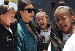 Córka Kim Kardashian i Kanye Westa znów zanosi się płaczem