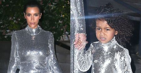 Kim Kardashian z córką w identycznych kreacjach!