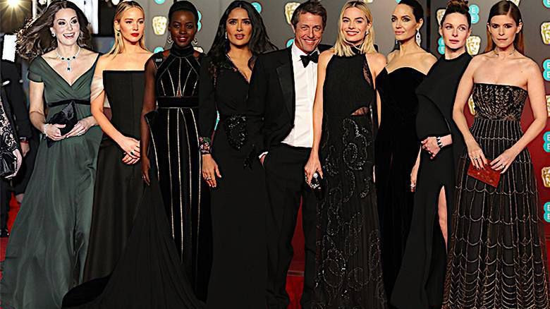 BAFTA 2018 kreacje gwiazd