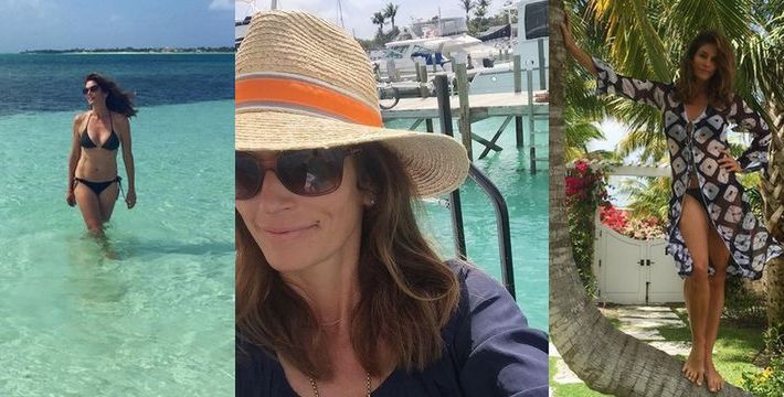 Cindy Crawford pochwaliła się zdjęciami w bikini