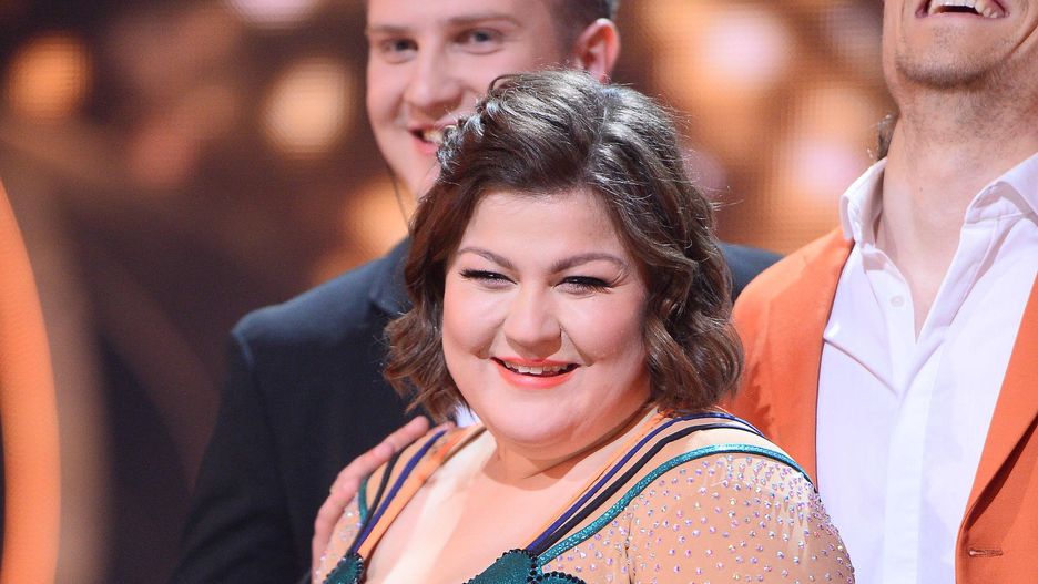 Dominika Gwit wypoczywa.