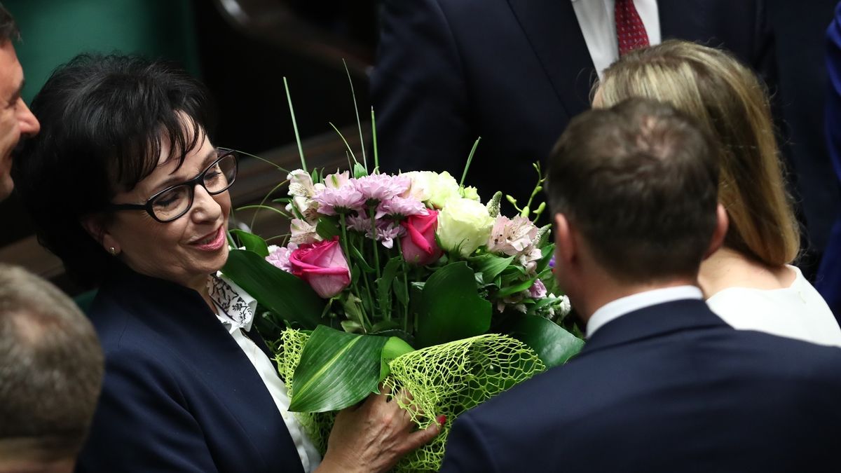 Elżbieta Witek właśnie została wybrana na nowego marszałka Sejmu.