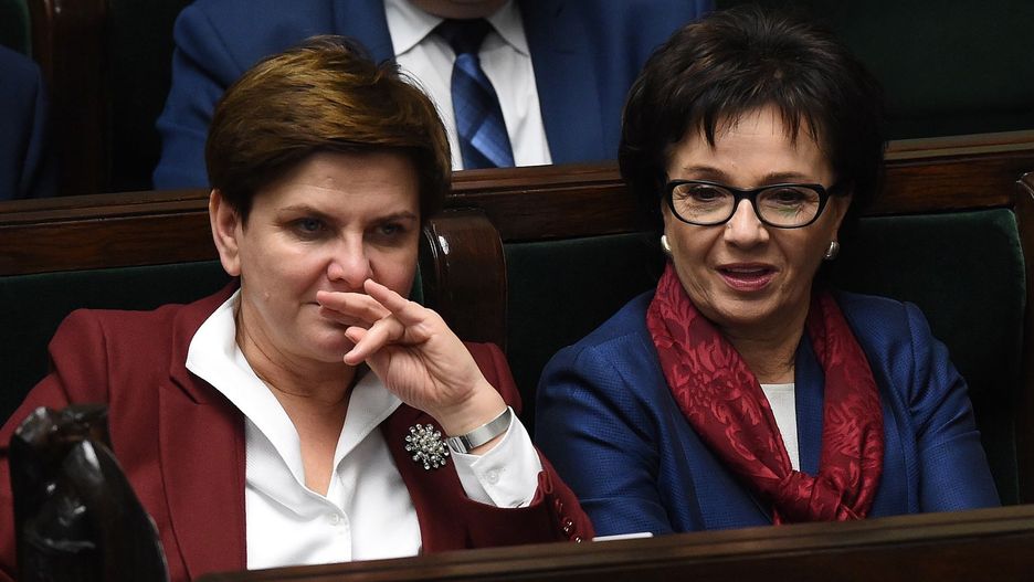 Beata Szydło i Elżbieta Witek