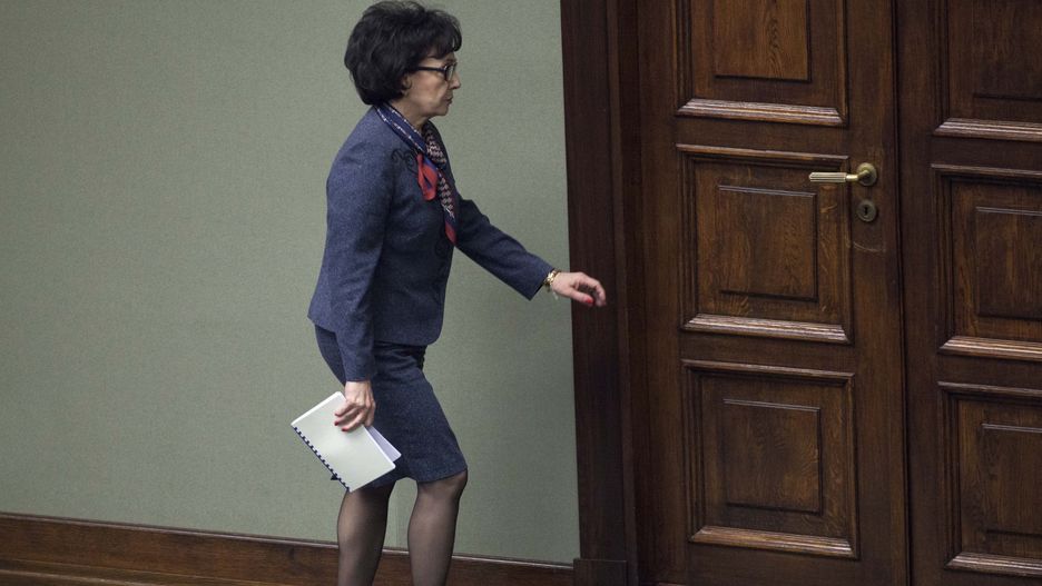 Elżbieta Witek tłumaczyła swoją decyzję awarią