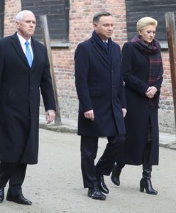 Mike Pence i Andrzej Duda odwiedzili muzeum Auschwitz